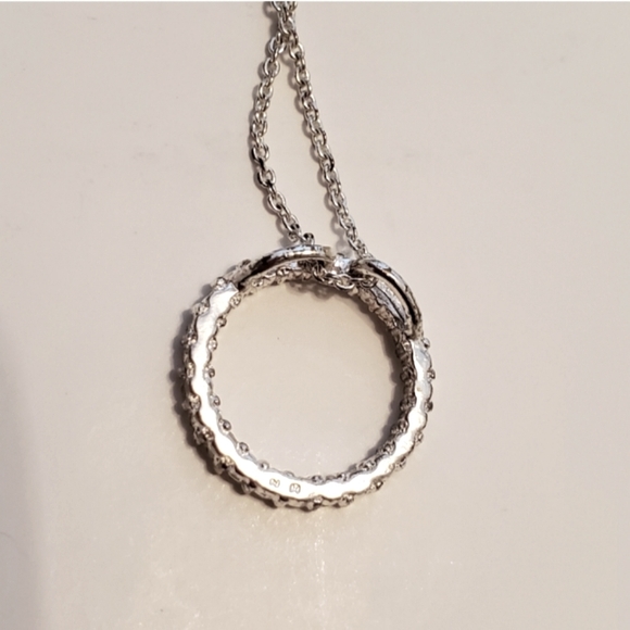 CZ Circle Necklace - Picture 2 of 6